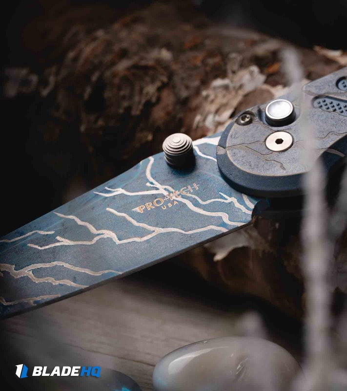 Pro-Tech Avalon MagnaCut Button Lock Knife Icefall (4.25" Ice Cerekote)